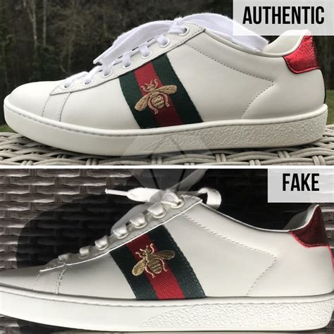 gucci sneakers fake vs real|gucci ace sneakers hurt.